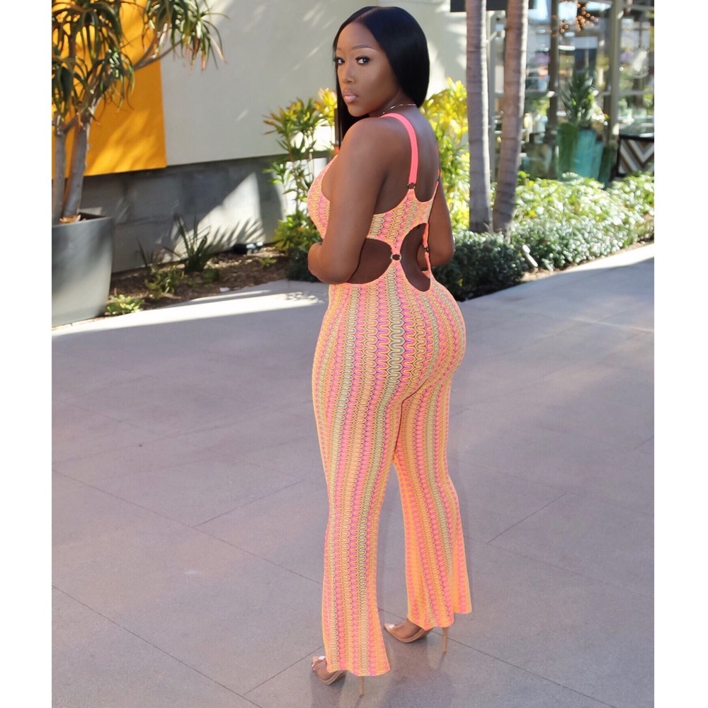 Cutout Summer Jumpsuit